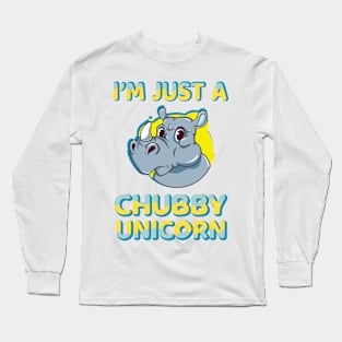 Chubby Unicorn Long Sleeve T-Shirt